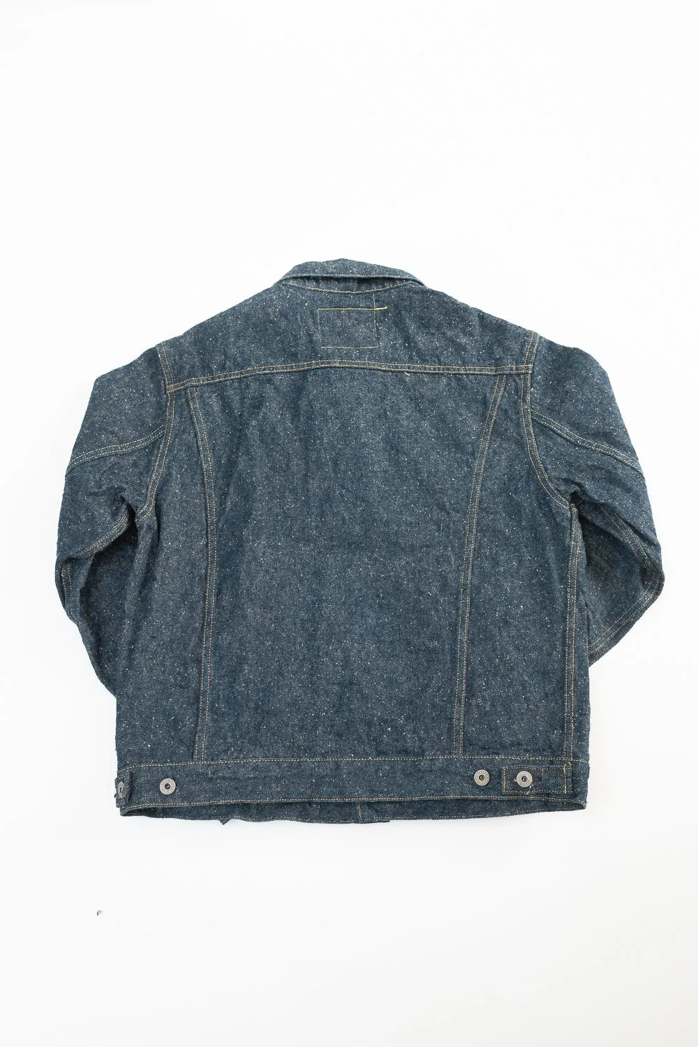 02527P-CCD-KB - 15oz "Crushed Concrete Kabuki" Selvedge Denim Jacket - Type III