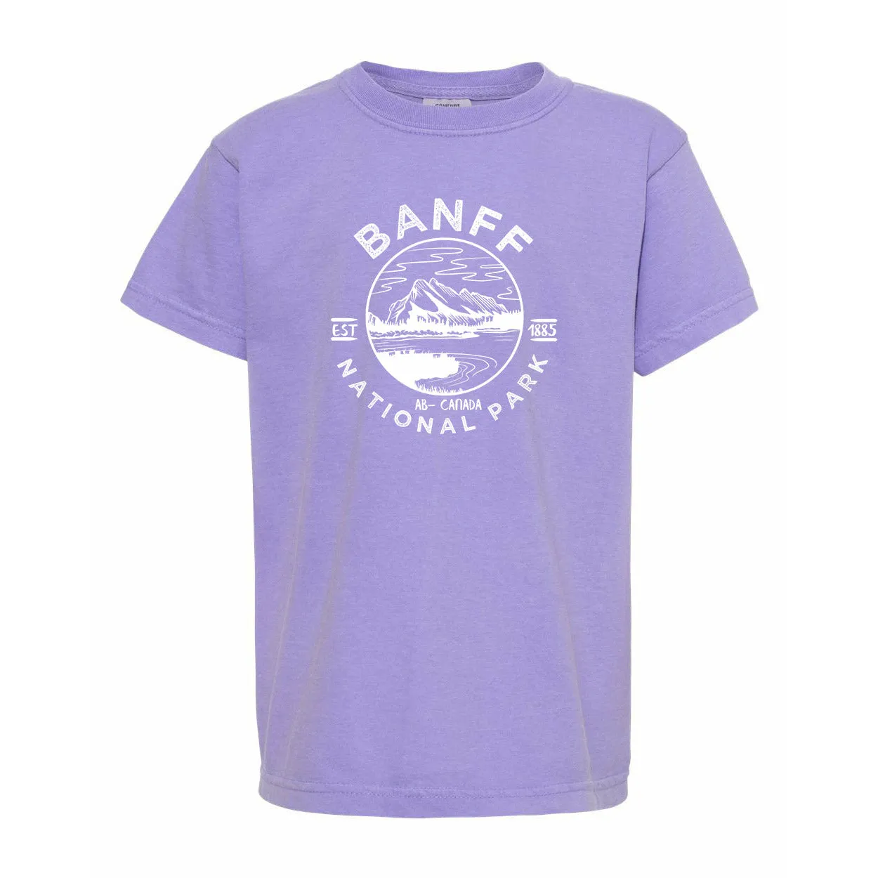 Banff National Park Youth Comfort Colors T shirt