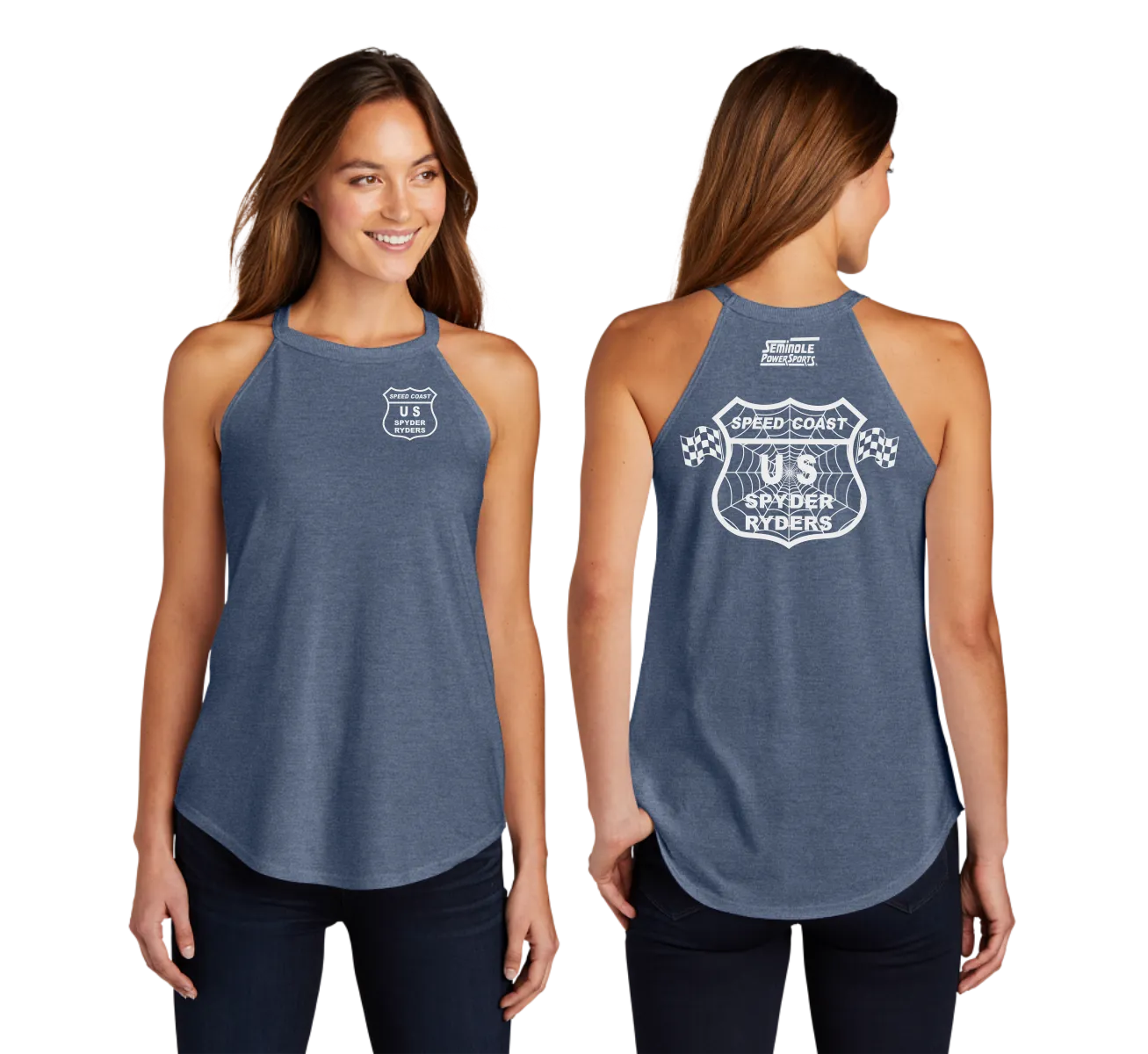 DT137L Women's Tri-Blend Rocker Tank