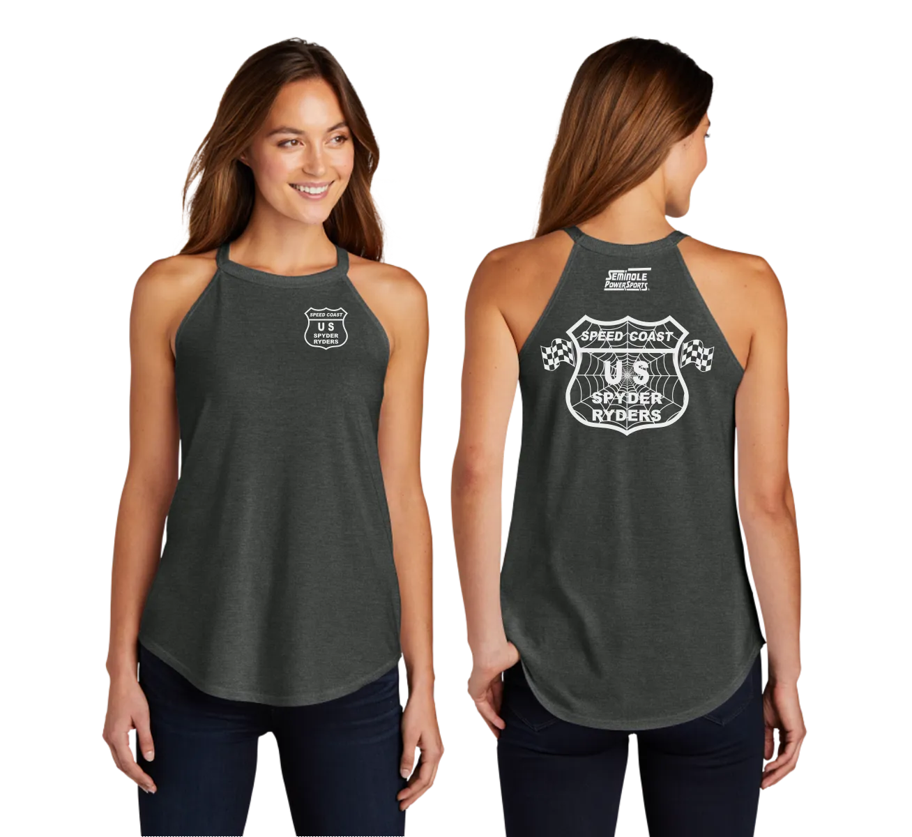 DT137L Women's Tri-Blend Rocker Tank