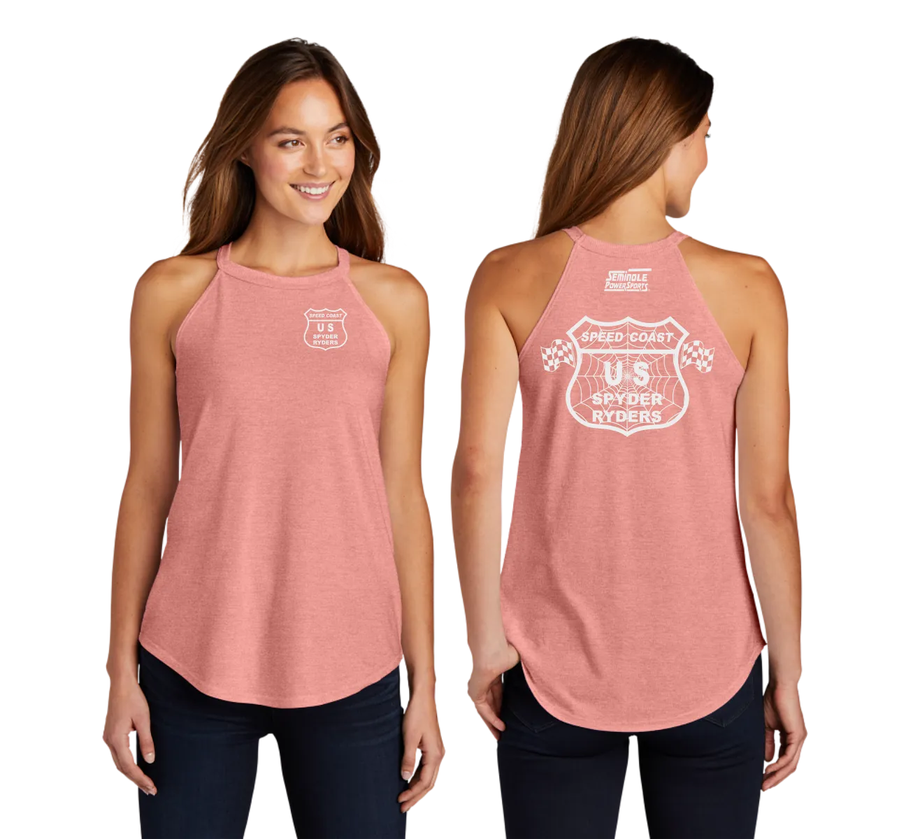 DT137L Women's Tri-Blend Rocker Tank