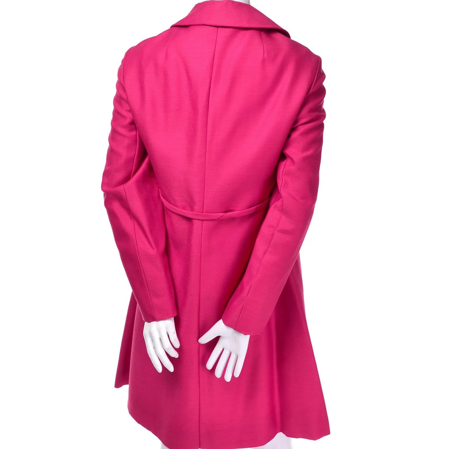 Emma Domb 1960s Perfect Pink Vintage Dress Coat Suit Ensemble