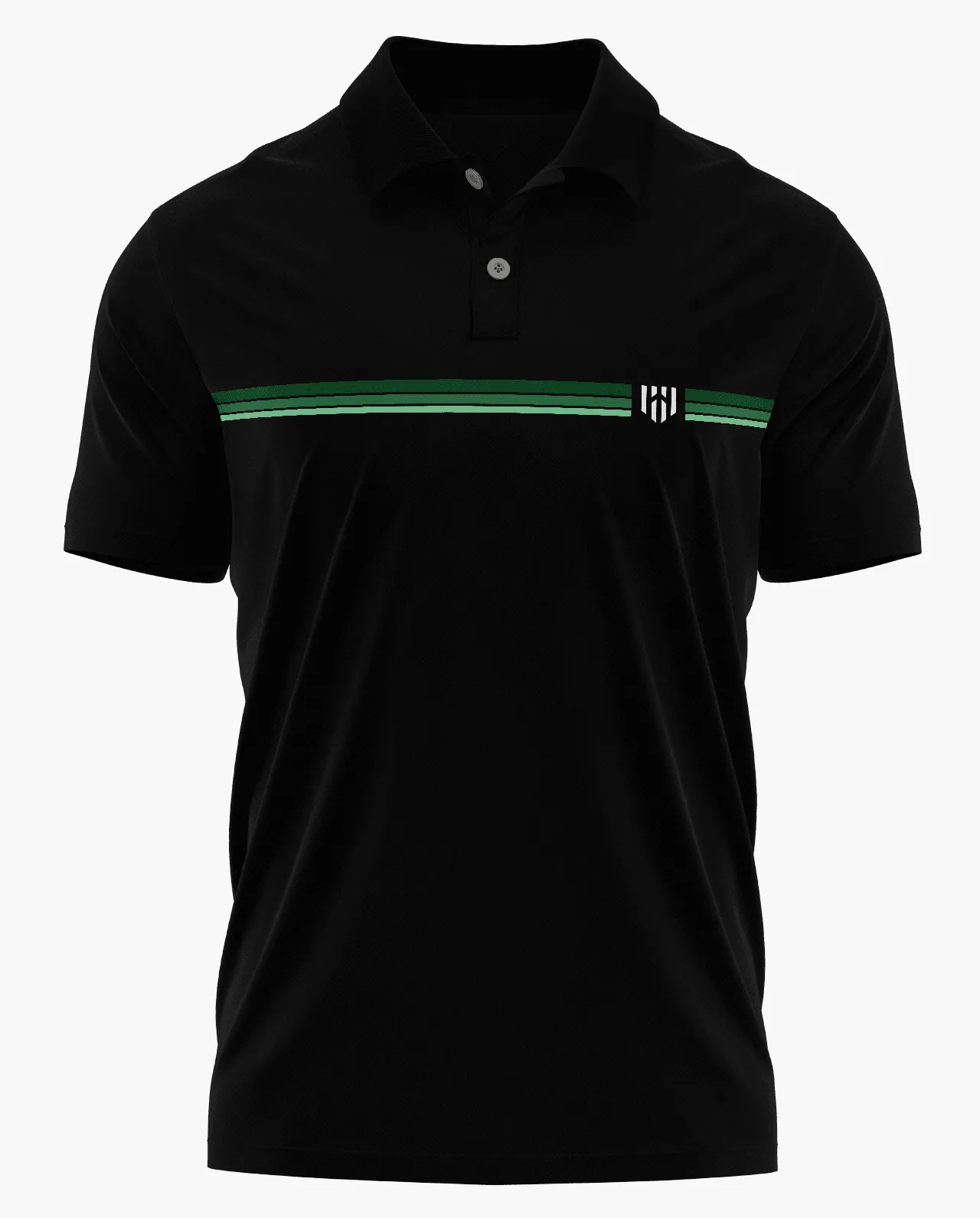 Forest Stripes Polo T-Shirt