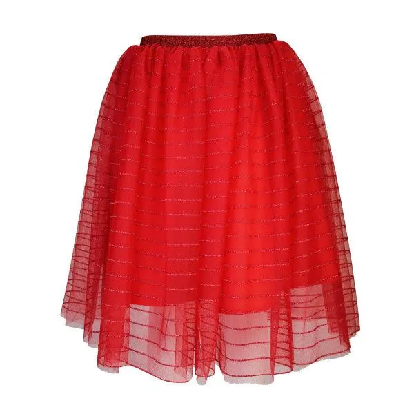 GIRLS RED TULLIE SKIRT