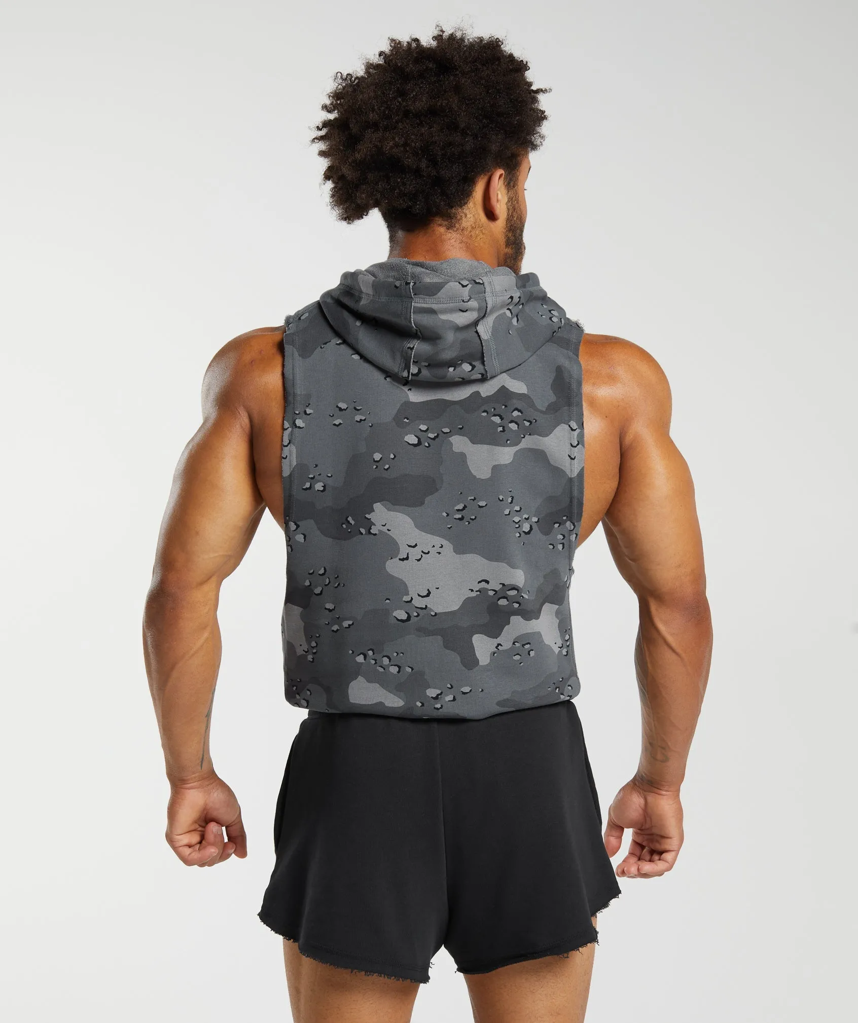 Gymshark Legacy Drop Arm Hoodie - Pitch Grey