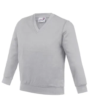 Kids Academy v-neck sweatshirt | Academy Grey