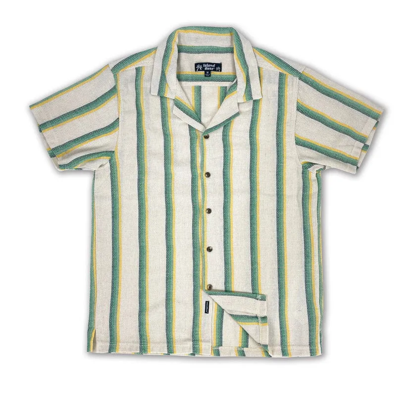 Men's Textured Stripe S/S Woven Shirts (MS724715)