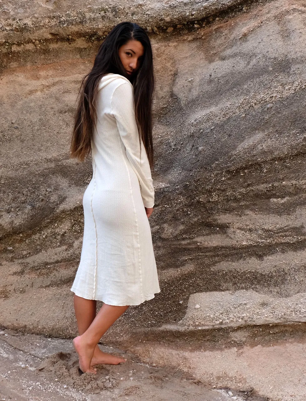 Nomad Warrior Pencil Below Knee Dress