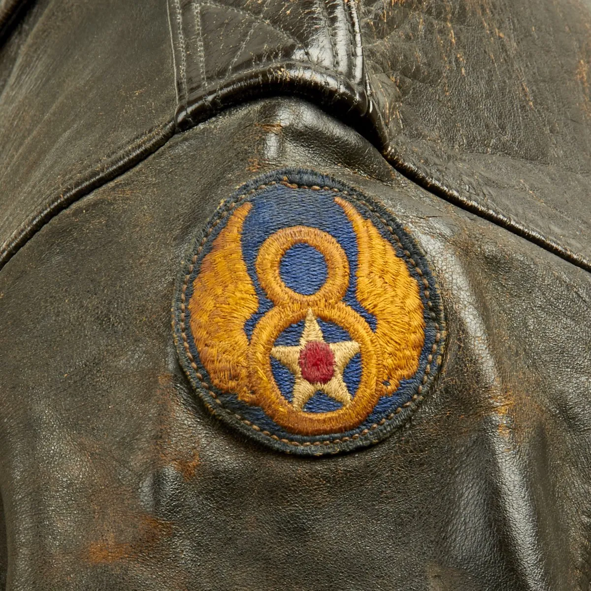 Original U.S. WWII 752nd Bomb Squadron Bailed Out Co-Pilot Named A-2 Flight Jacket