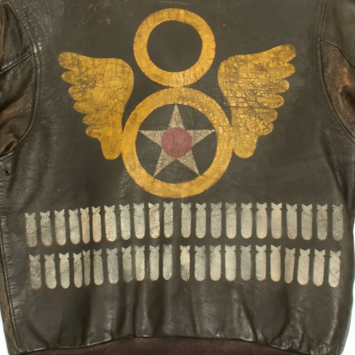 Original U.S. WWII 752nd Bomb Squadron Bailed Out Co-Pilot Named A-2 Flight Jacket