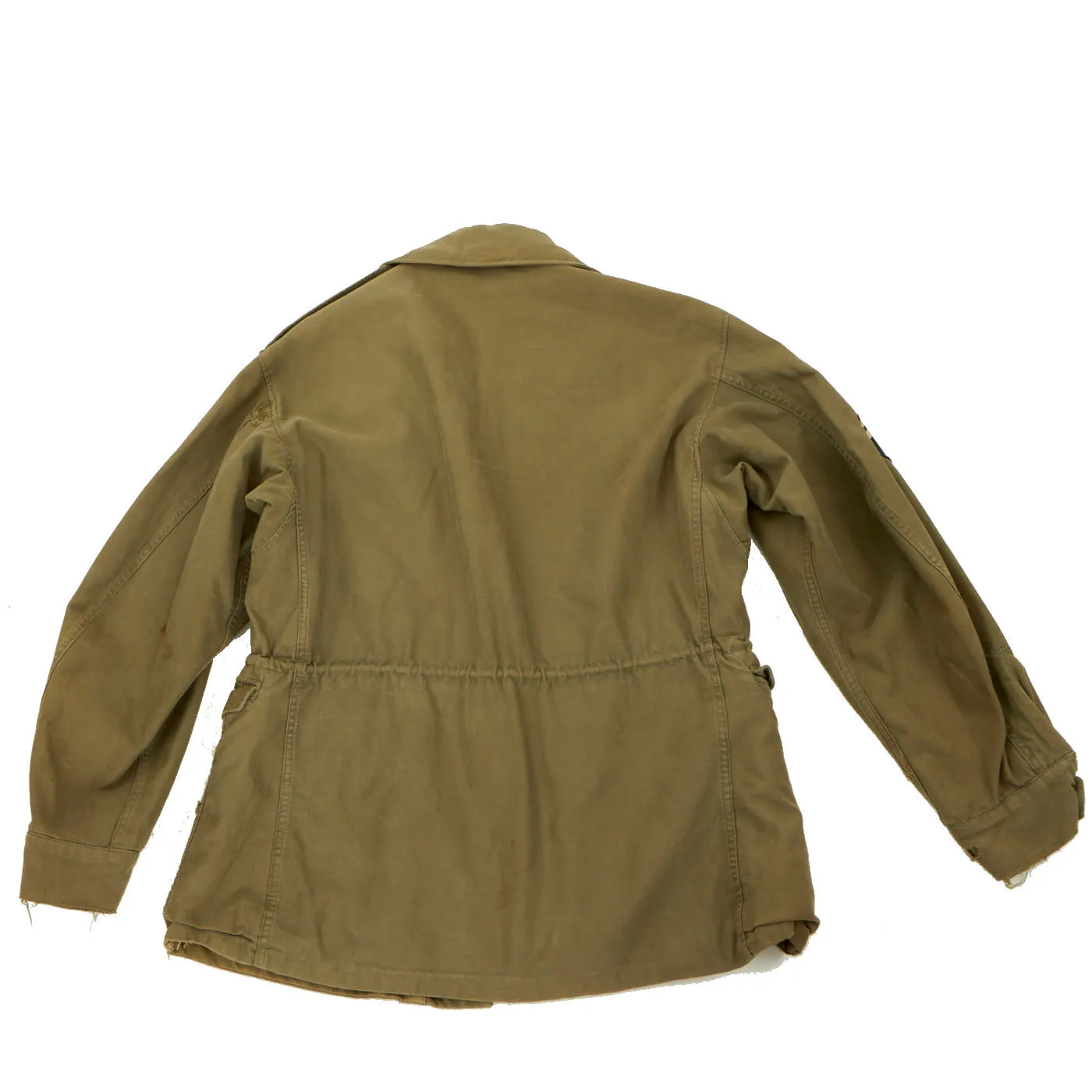 Original U.S. WWII 82nd Airborne Division M-1943 M43 Field Jacket With Rigger Modified Pants