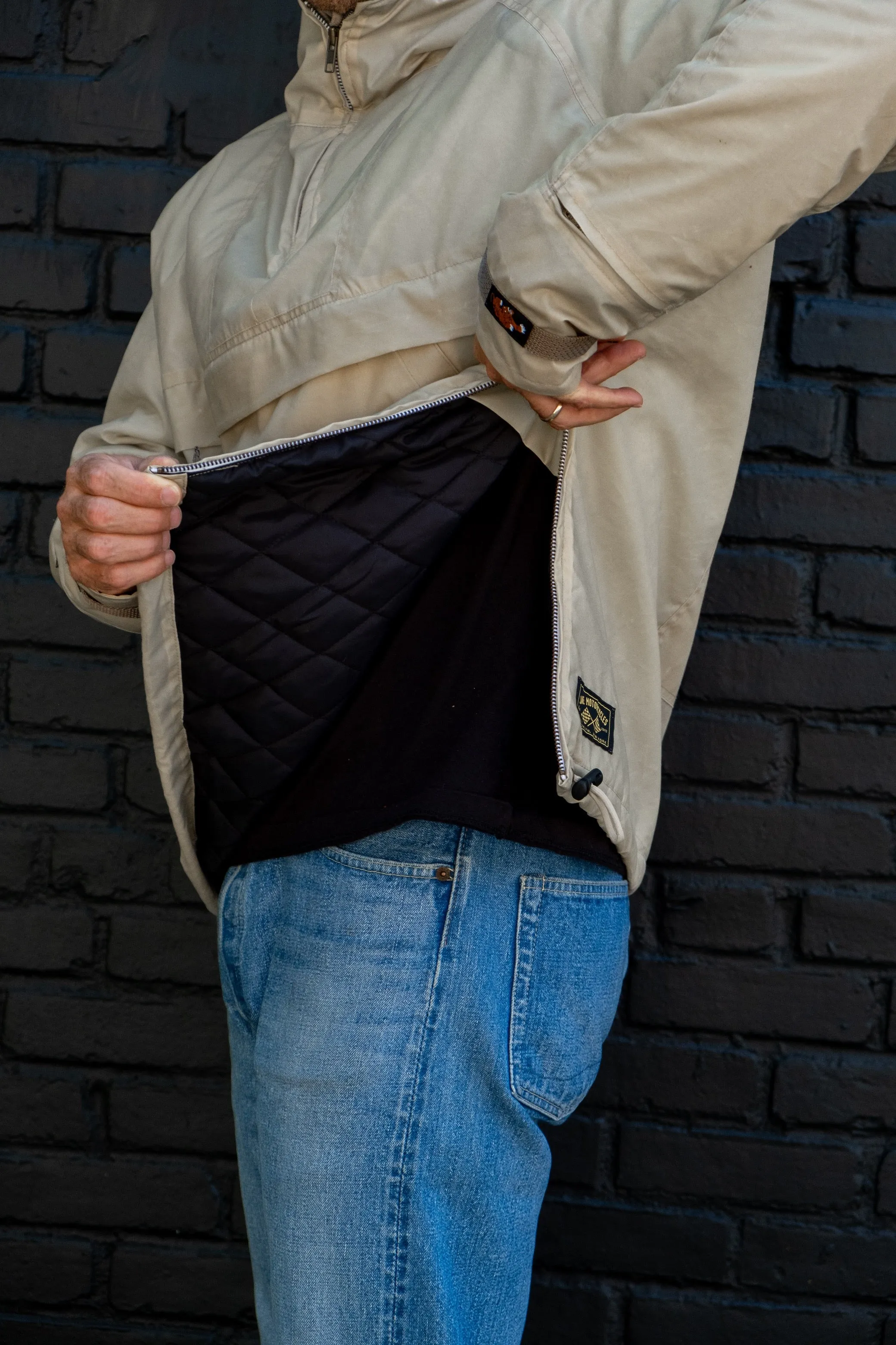 Quilted Mahwah Anorak - Natural