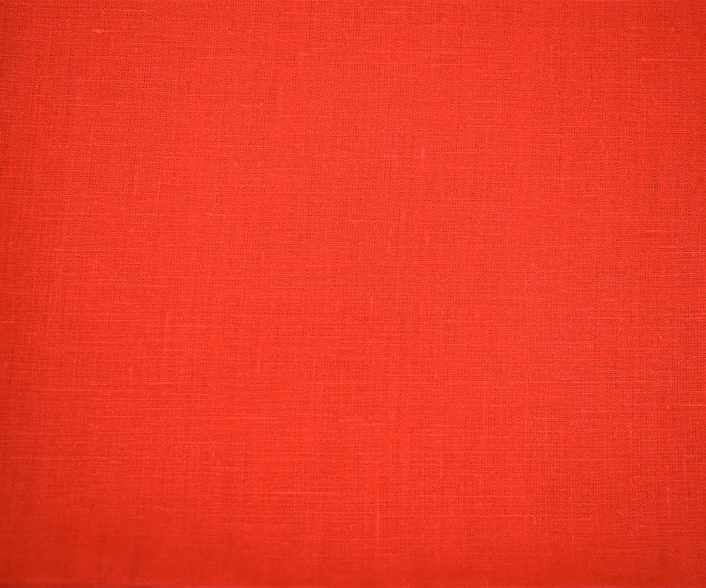 Red Spence Bryson Solid Slub Irish Linen Woven Fabric